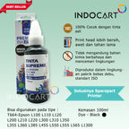 IndoCart Tinta Refill Printer Epson L100 L120 L200 L210 L310 L350-100m