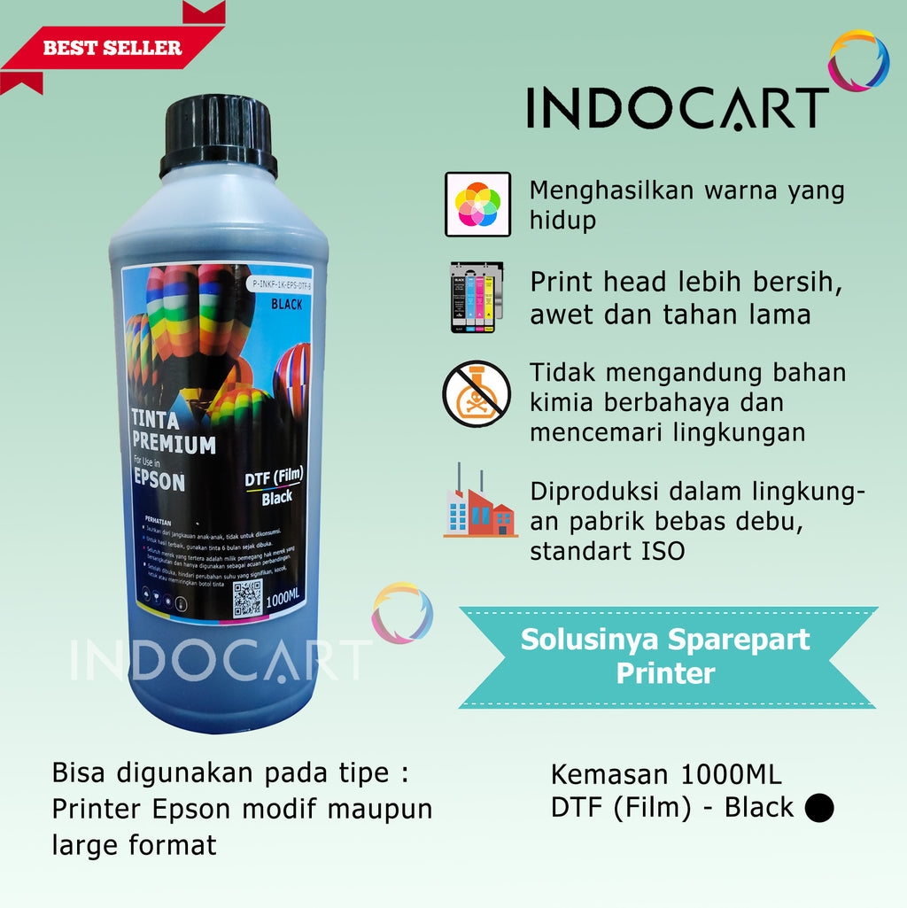 IndoCart Tinta Premium Epson Tinta DTF Digital Transfer Film-1kg
