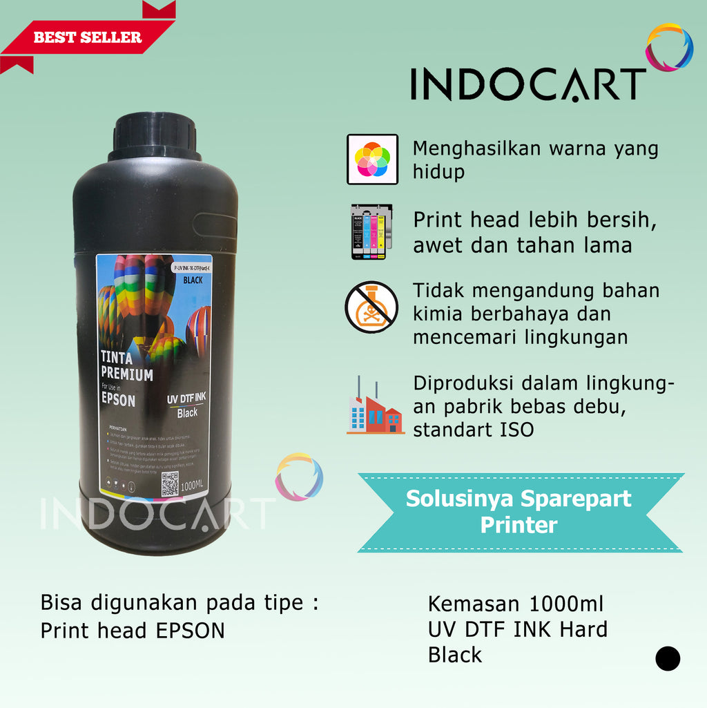 Tinta UV DTF Epson Direct Transfer Film Premium Ink-Hard 1Kg
