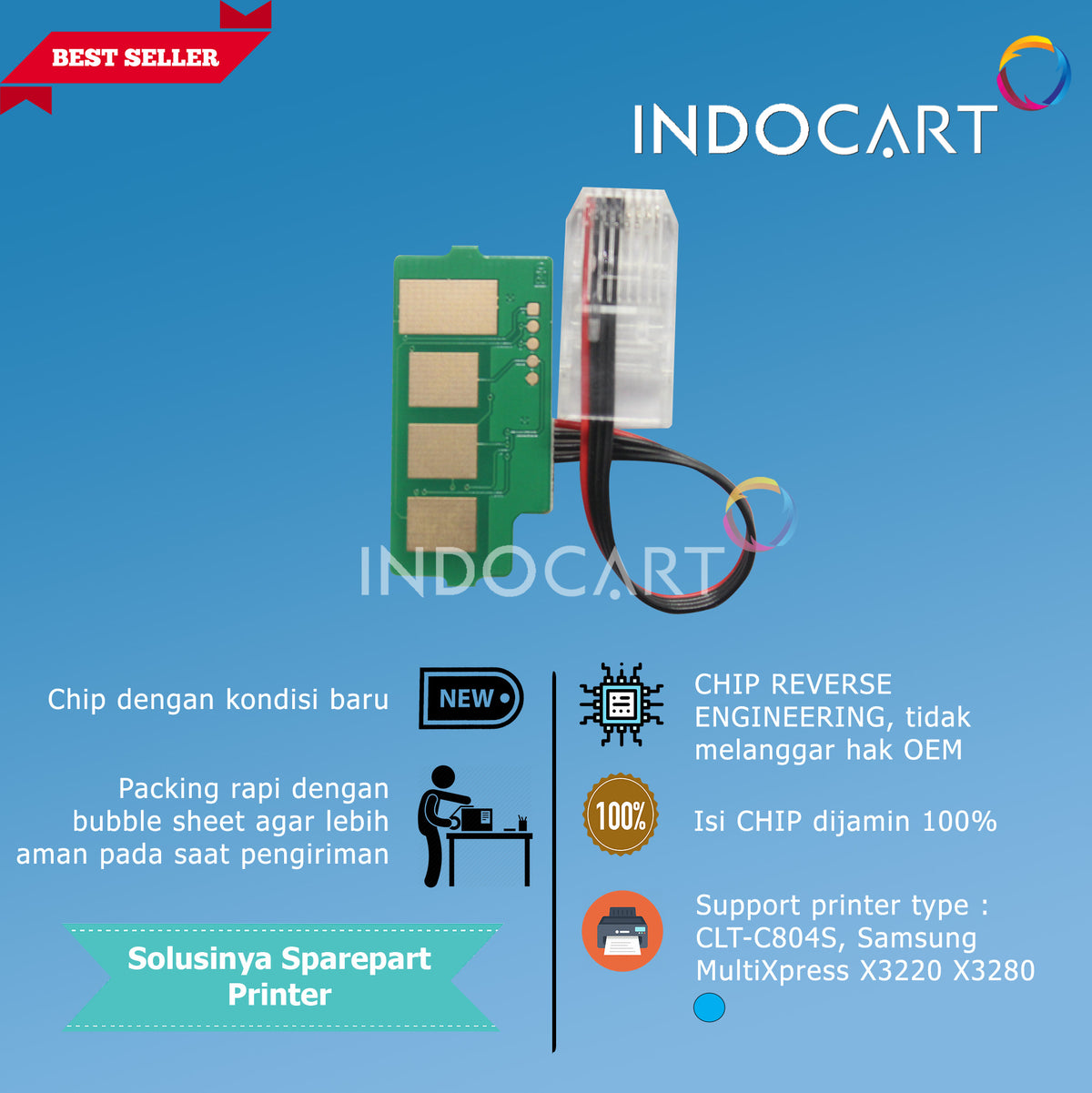 Chip CLT-K804S C804S M804S Y804S-Samsung MultiXpress X3220 X3280