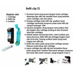 Refill Clip-Tool Kit-Klip Penyedot Tinta Cartridge HP 40 45 15