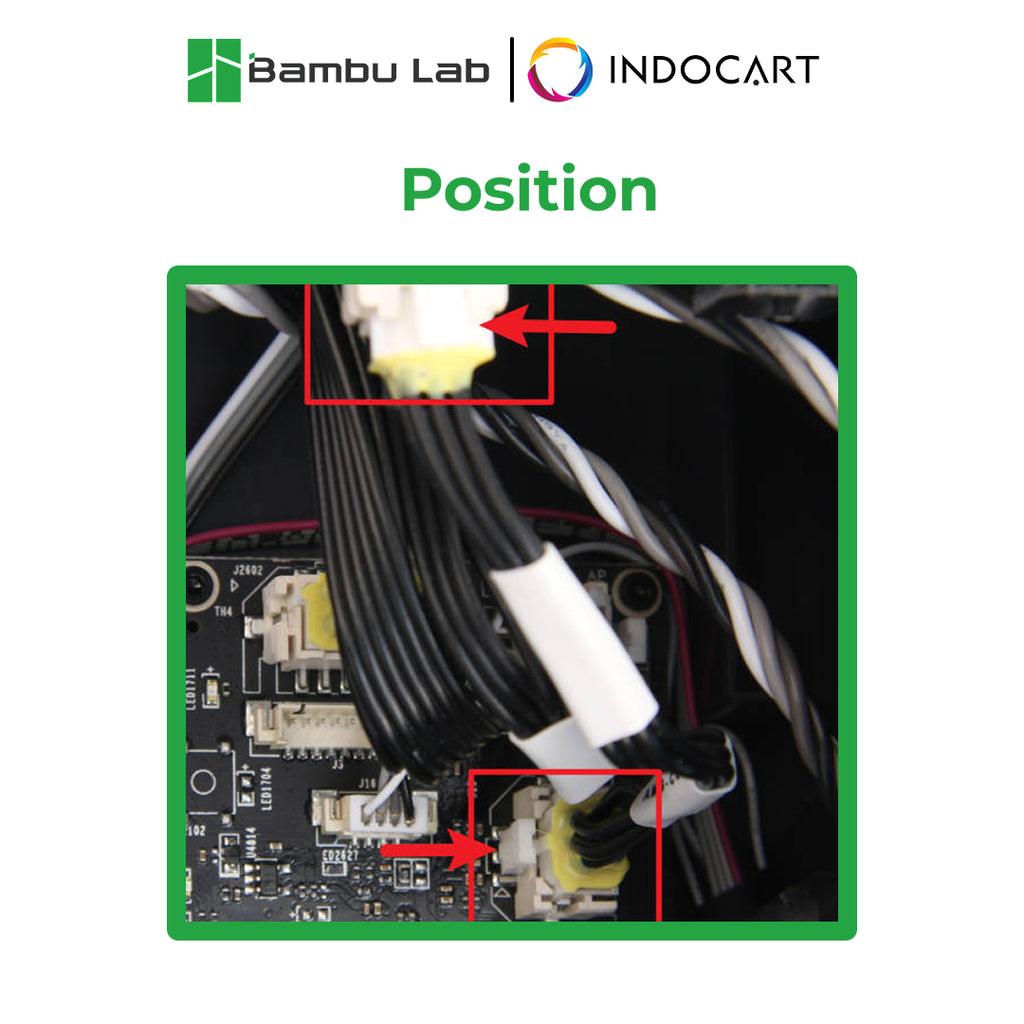 3D Printer Parts BambuLab Printer Cable Pack 4 In 1 for X1C Series