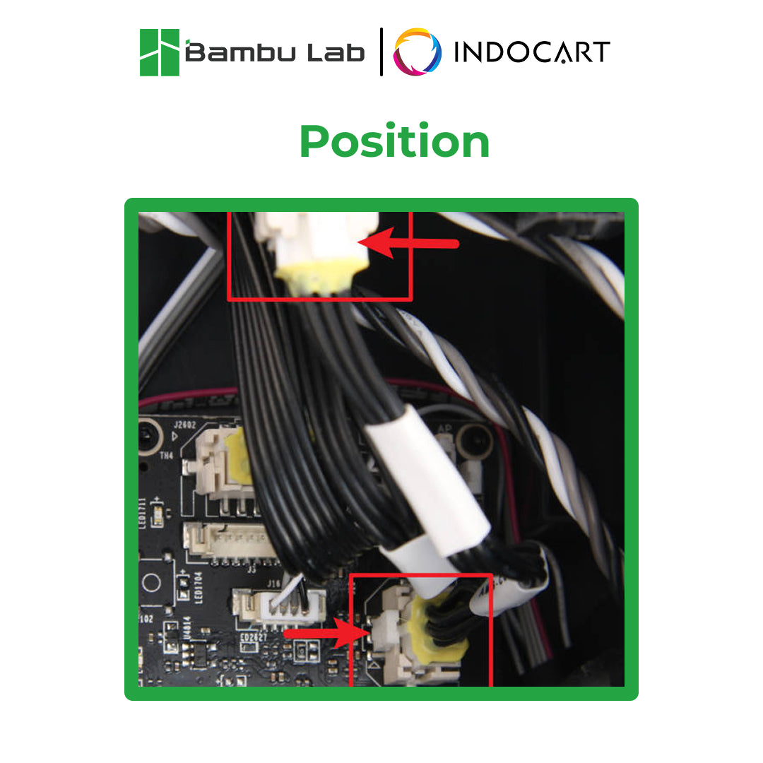 3D Printer Parts BambuLab Printer Cable Pack 4 In 1 for X1C Series