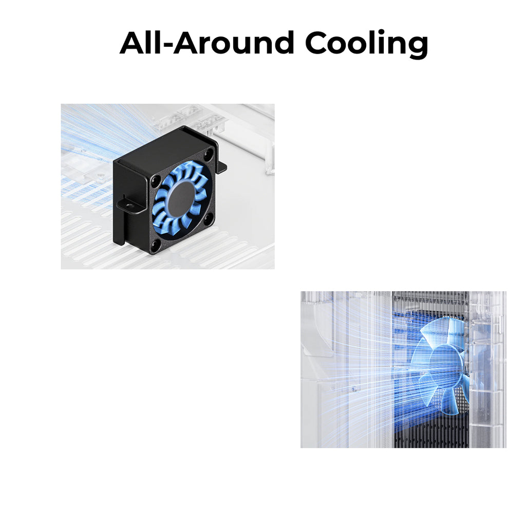 3D Printer Elegoo Centauri Carbon 2 Multi Color High Speed 3D Printing With Dual Gear Hardened Direct Drive Extruder