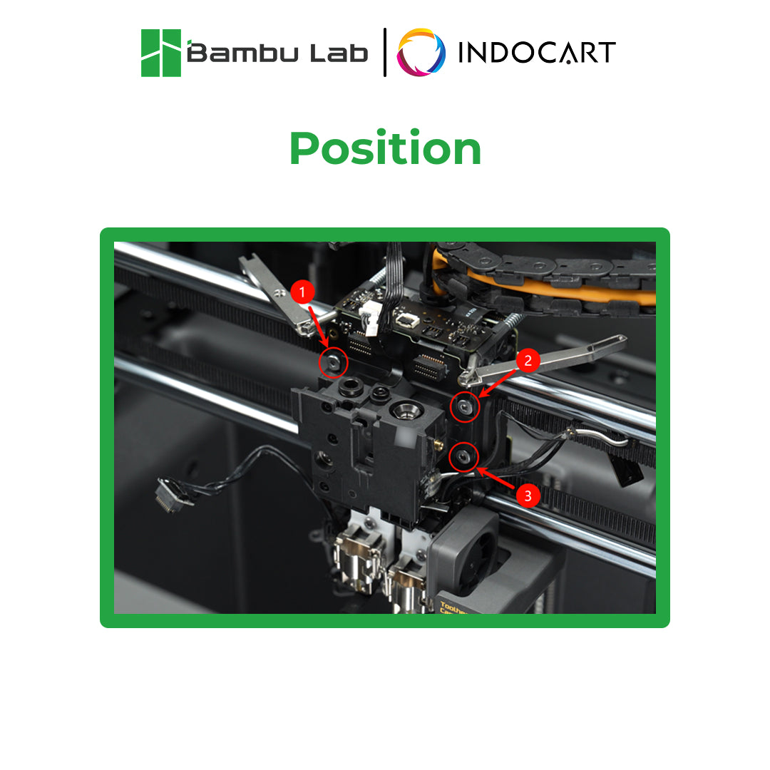 3D Printer Parts BambuLab Extruder Unit Front Cover Assembly BambuLab X2D