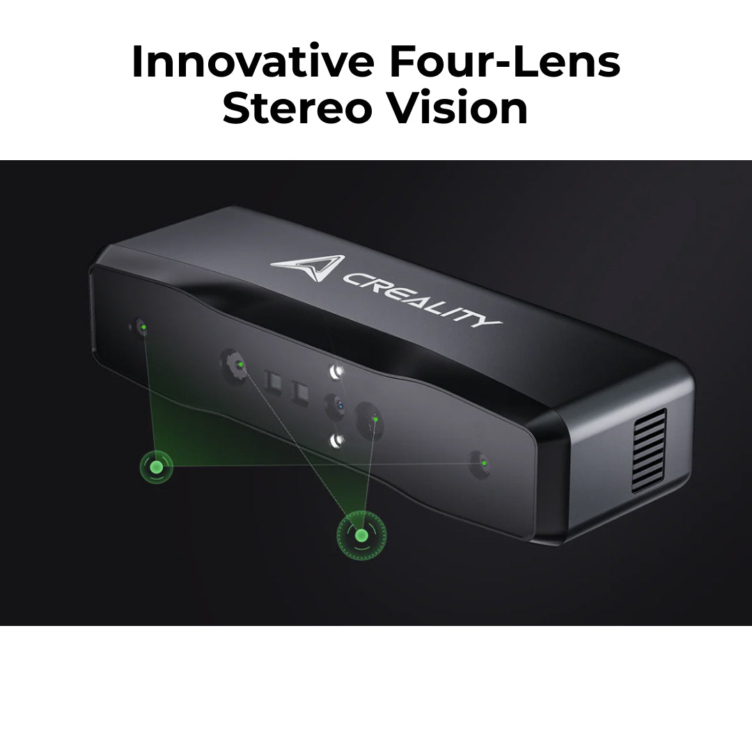 3D Scanner Creality CR Scan Otter Lite Innovative 4-Lens Stereo Vision with 0.05mm Accuracy