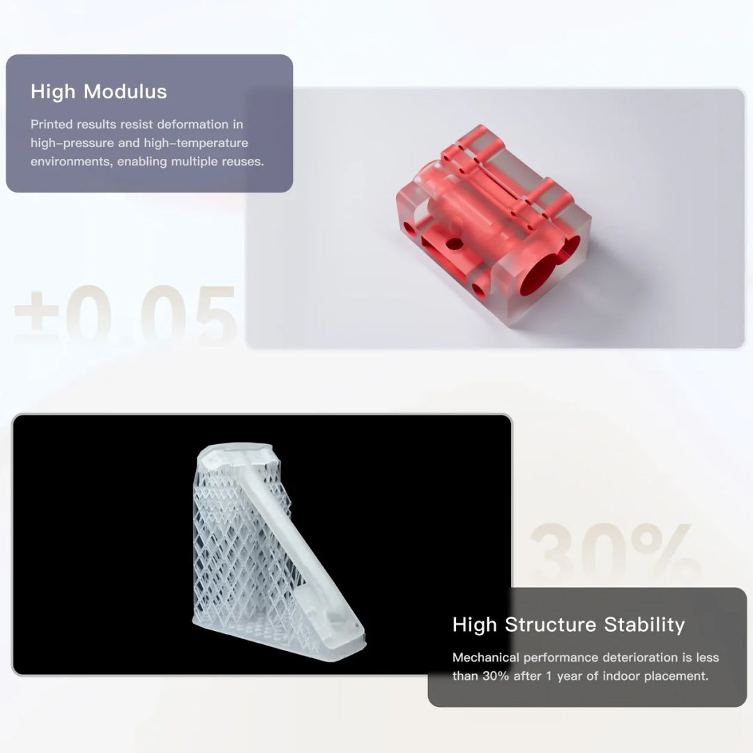 3D Printer Resin HeyGears UltraPrint Molding PAH10 Clear Tan High Temperature 1Kg