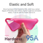 3D Printer Filament eSUN Elastic TPU-95A Complex and Accurate Elastomer Parts 1.75mm 1Kg