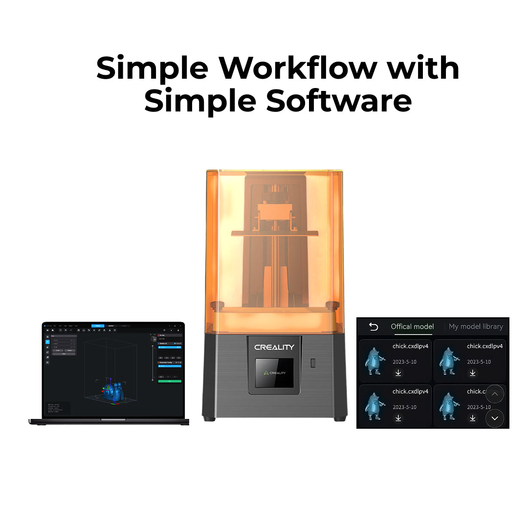 3D Printer Creality Halot R6 2K with 6.08 Inch Mono LCD And WiFi Connectivity