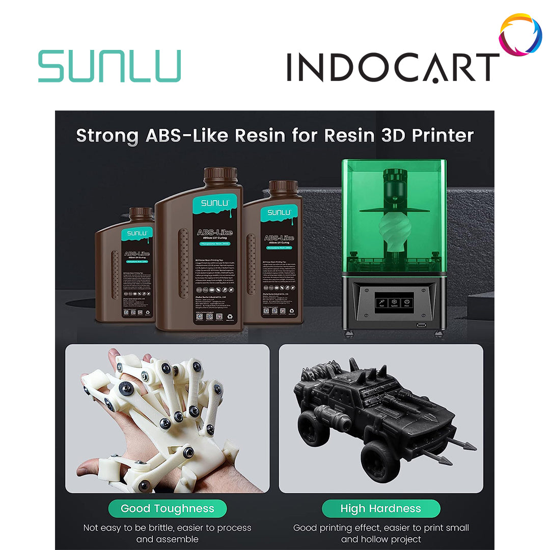 3D Printer Resin SUNLU ABS Like Resin with Superior Toughness and Abrasion Resistance-1Kg