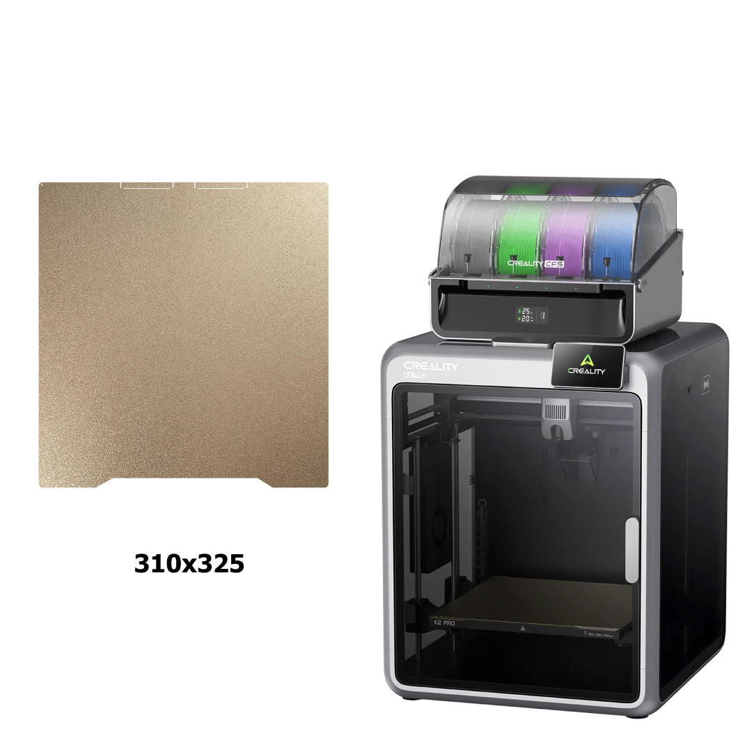 3D Printer Printing Plate Both Side Textured PEI Spring Steel No Magnetic Base Creality K2 Pro