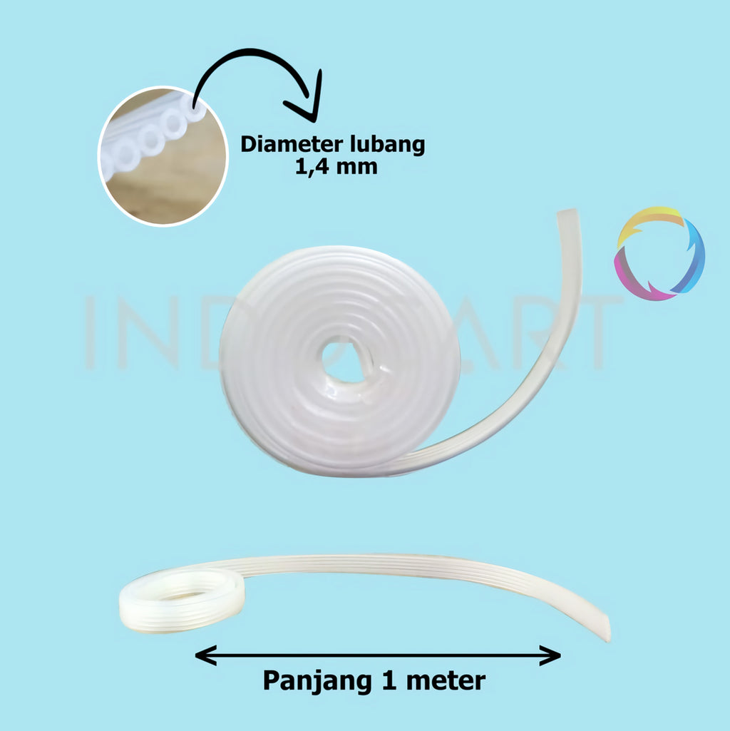 Tube 4 Line-Selang Infus Modif CISS Printer HP Canon Epson 4 Jalur-5 Pcs