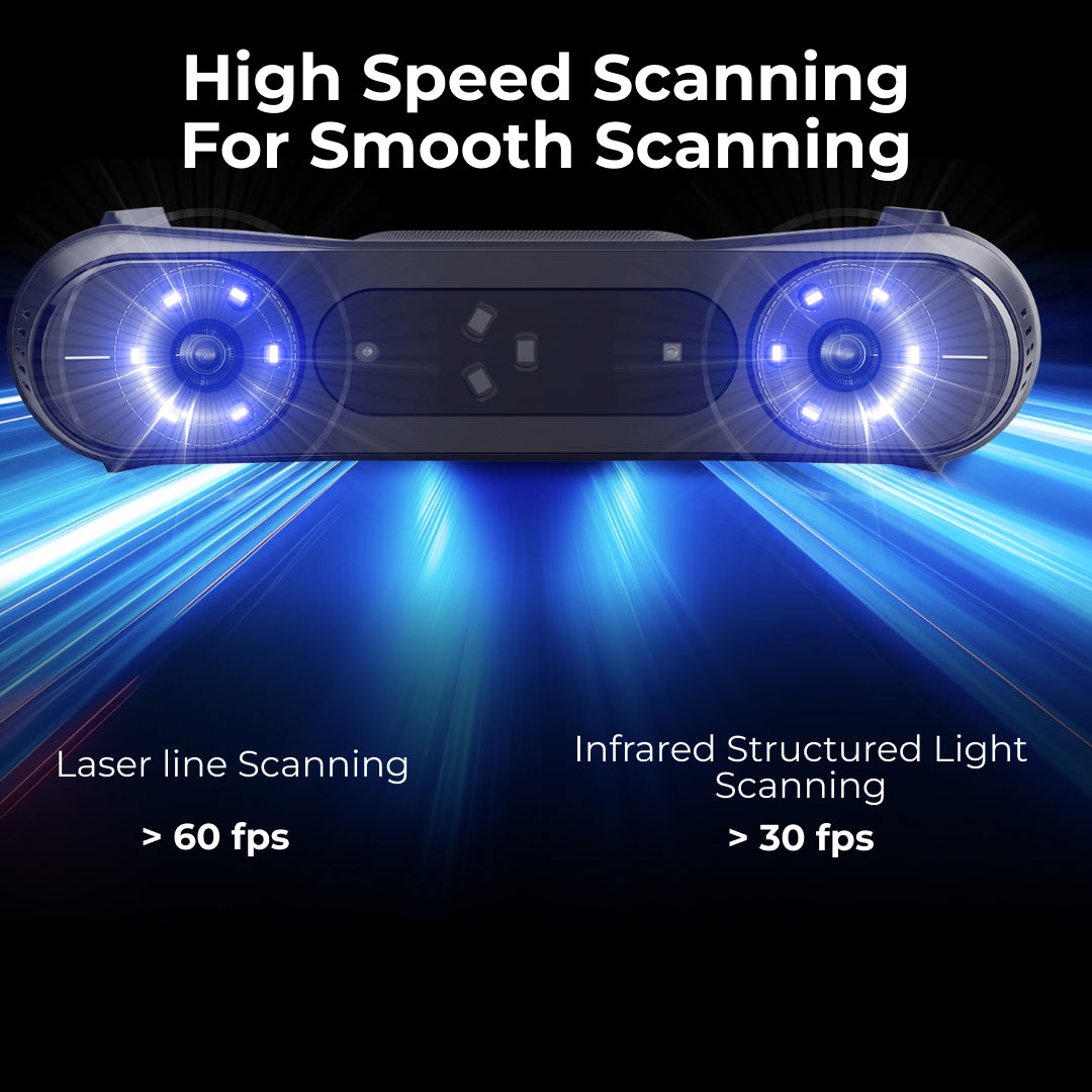 3D Scanner Creality CR Scan Raptor Pro High Scanning Speed with NIR Structured Light