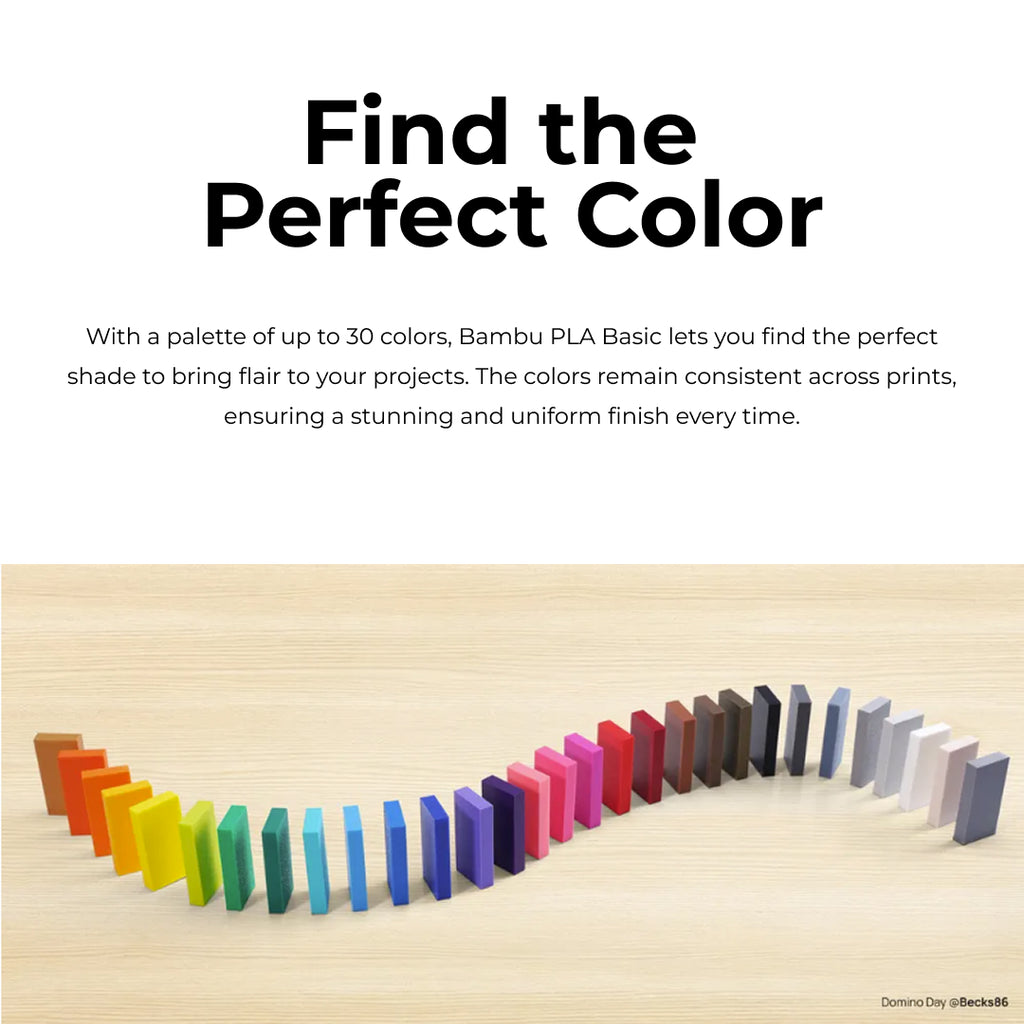 3D Printer Filament Refill BambuLab PLA Basic Easy To Print Filament 1.75mm 1Kg