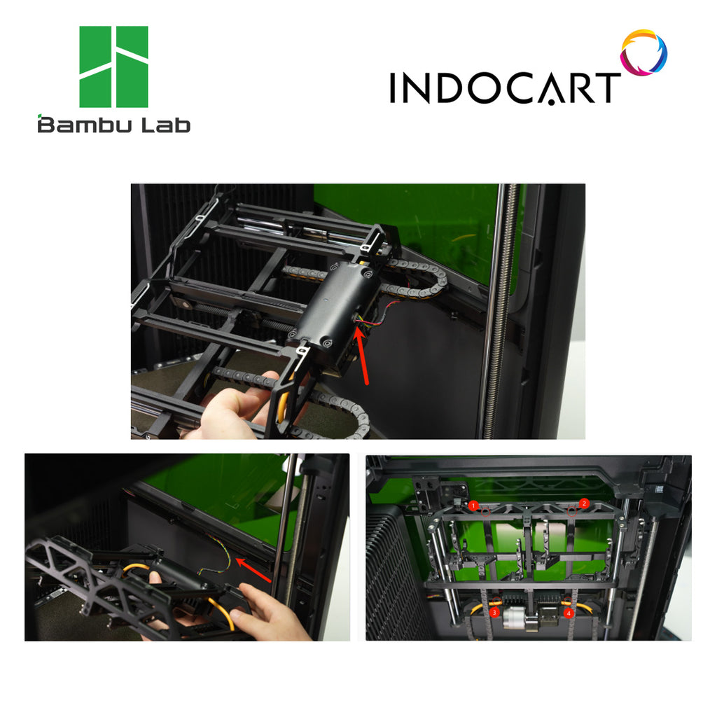 3D Printer Parts BambuLab Induction Hotend Rack Assembly BambuLab H2C