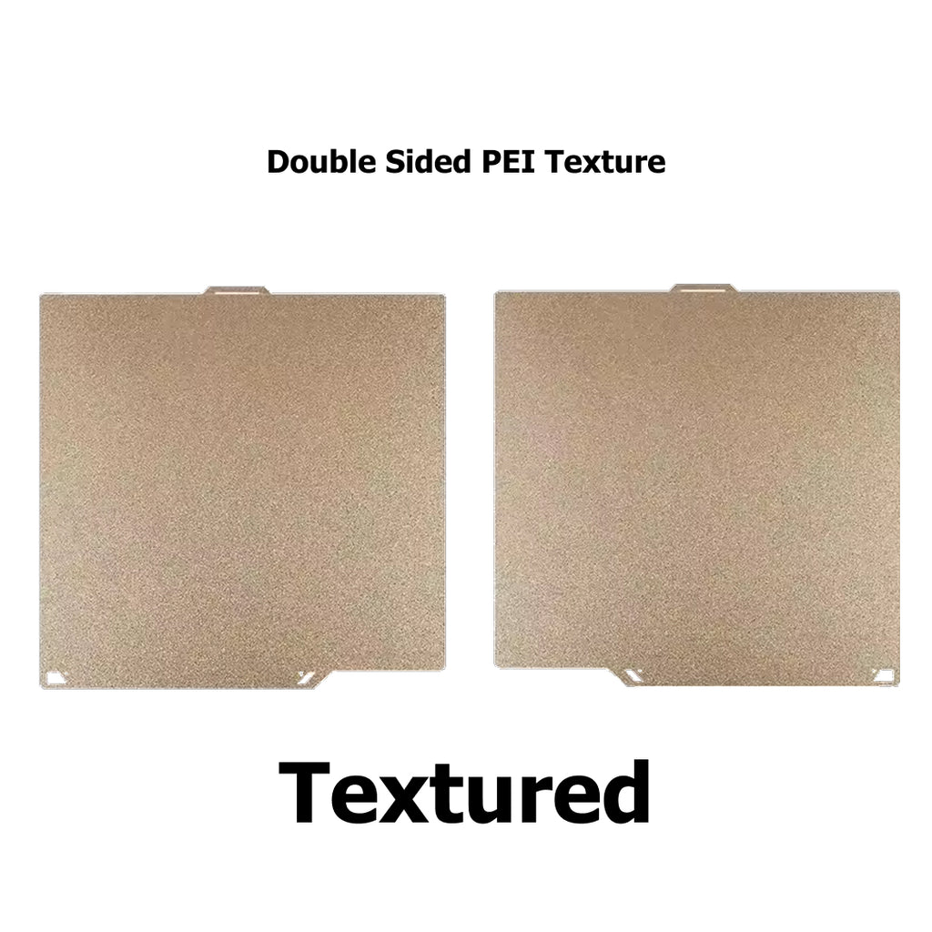 3D Printer Printing Plate Both Side Textured PEI Spring Steel No Magnetic Base Elegoo Centauri Carbon