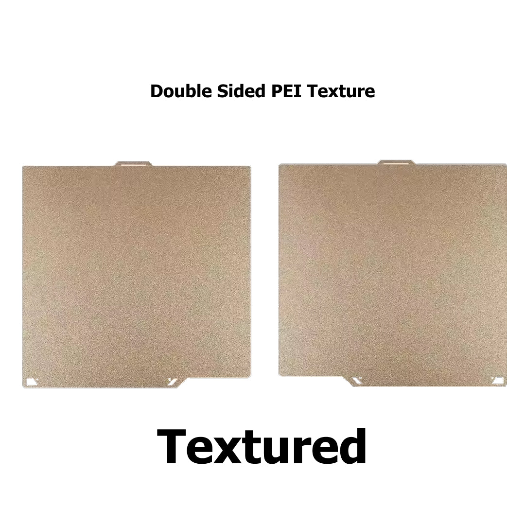 3D Printer Printing Plate Both Side Textured PEI Spring Steel No Magnetic Base Elegoo Centauri Carbon