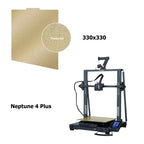 3D Printer Printing Plate Both Side Textured PEI Spring Steel No Magnetic Base Neptune 4 Plus