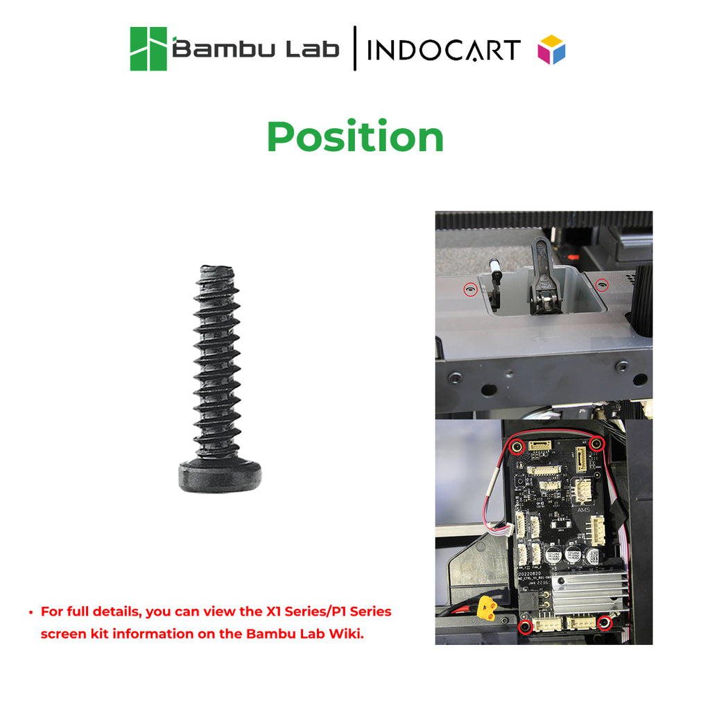 3D Printer Parts BambuLab Screws Kit AMS P1P P1S X1C