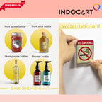 IndoCart Sticker Pet Vinyl Glossy Silver-A4-20s