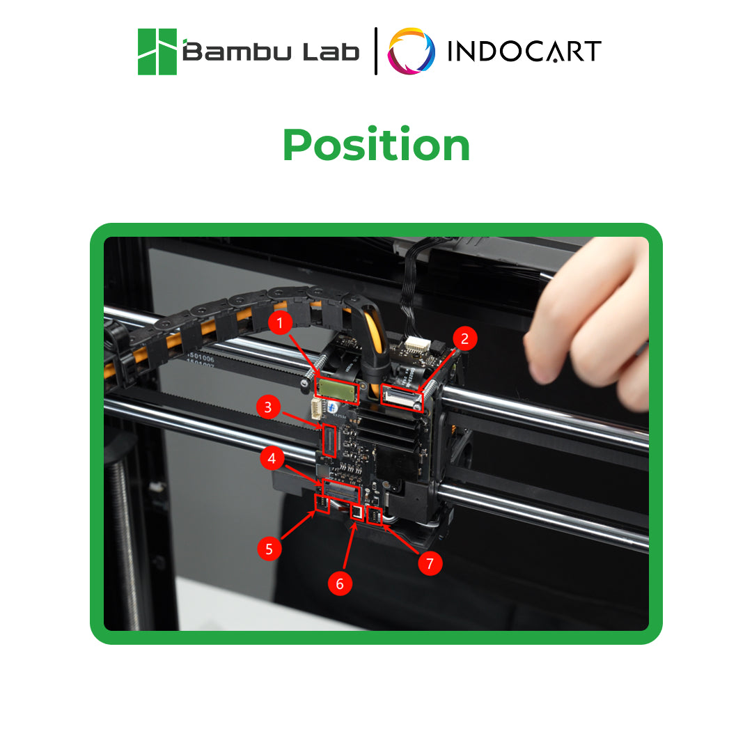 3D Printer Parts BambuLab TH Board Toolhead Control BambuLab X2D