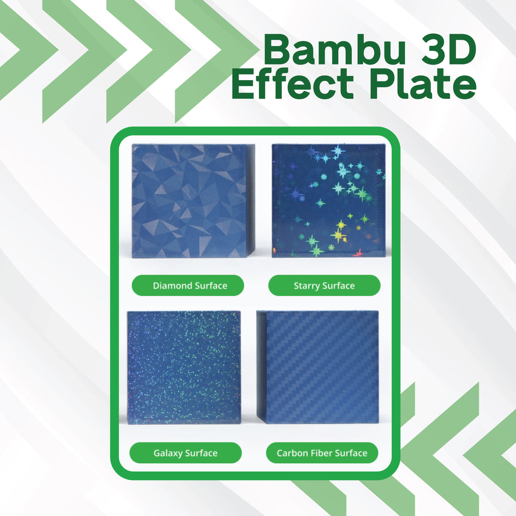3D Printer Parts BambuLab BuildPlates 257 Carbon Fiber Surface Sheet BambuLab P1/X1/A1