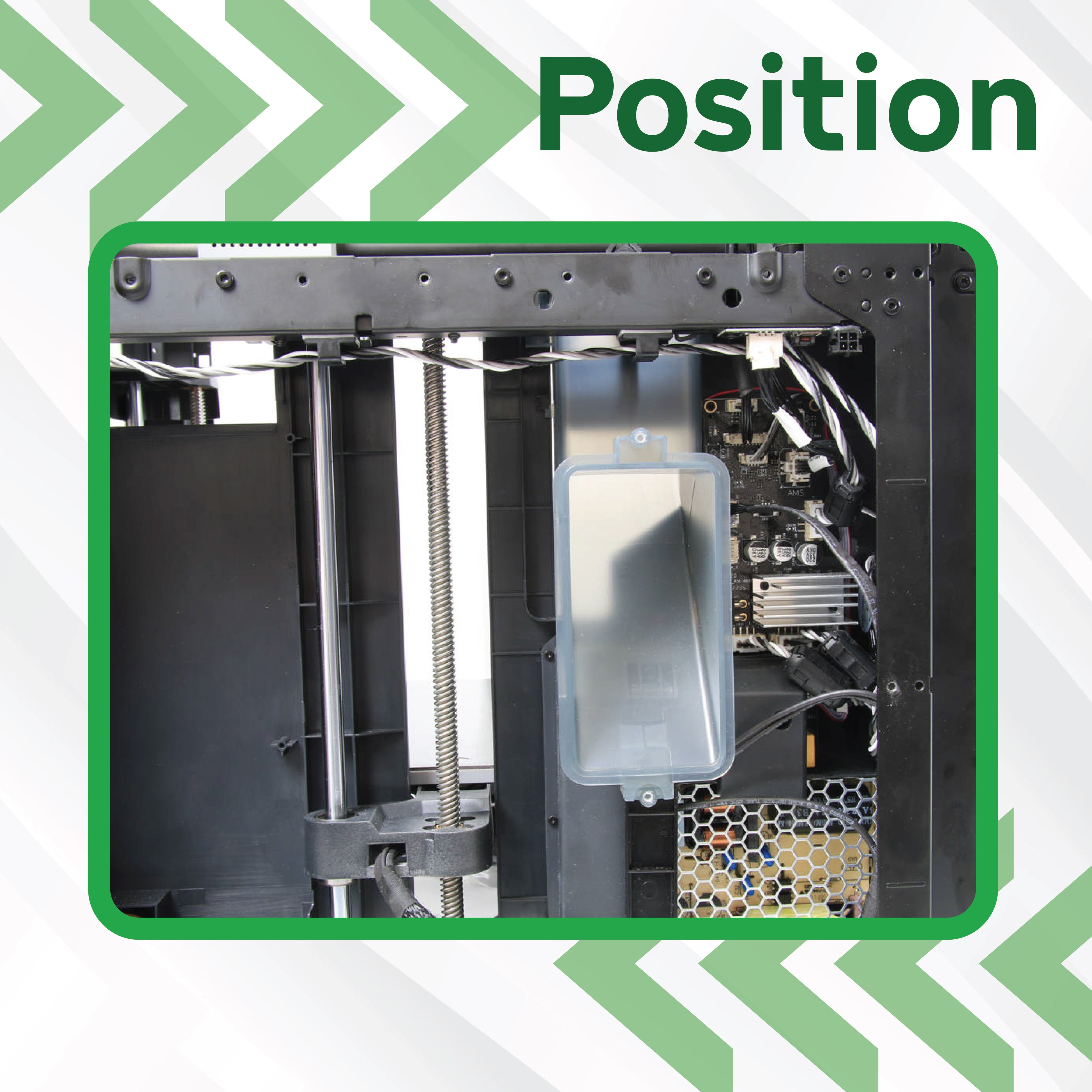3D Printer Parts BambuLab Purge Chute X1C & P1 Series
