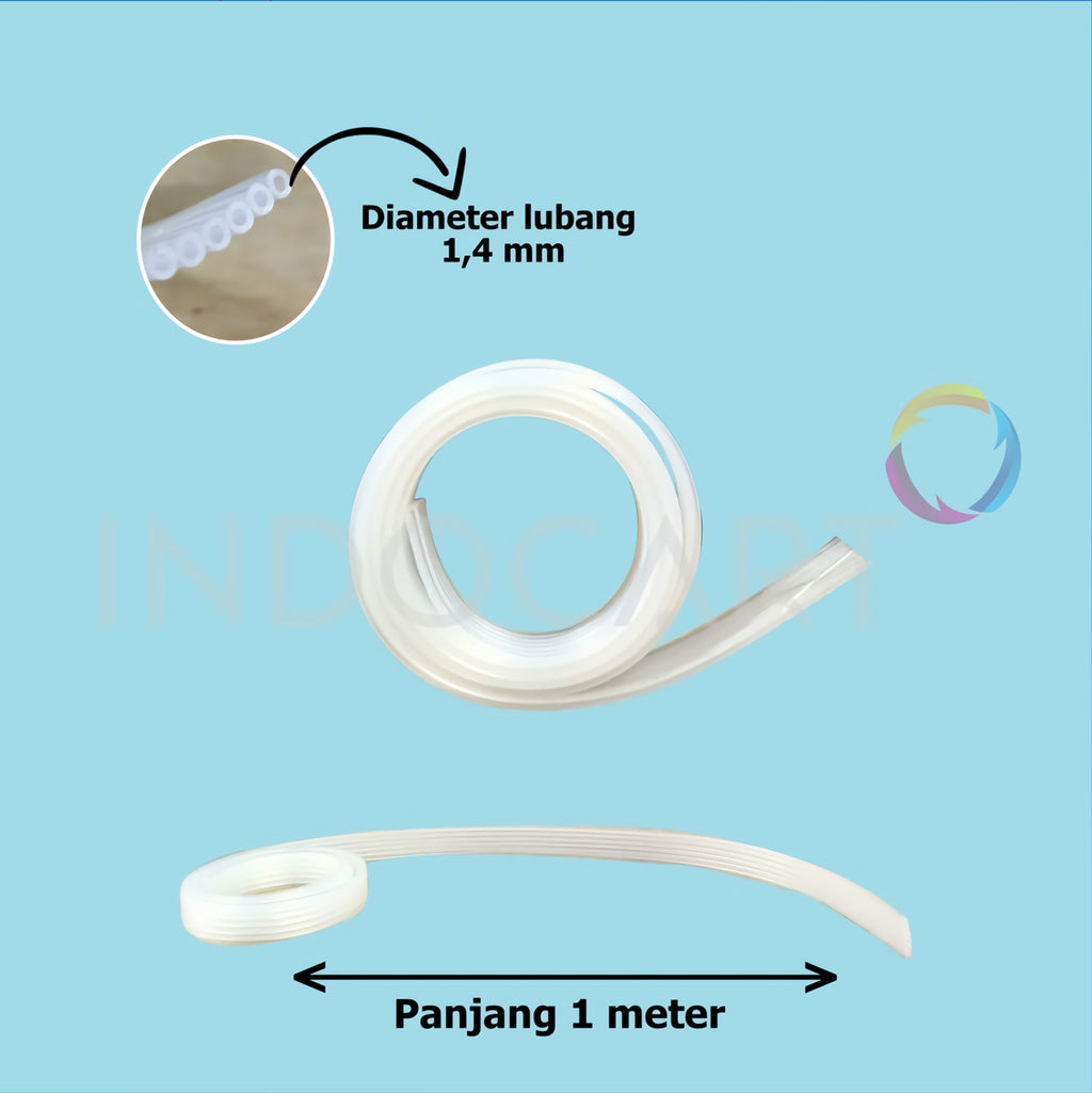 Tube 6 Line-Selang Infus Modif CISS Printer HP Canon Epson 6 Jalur-5 Pcs