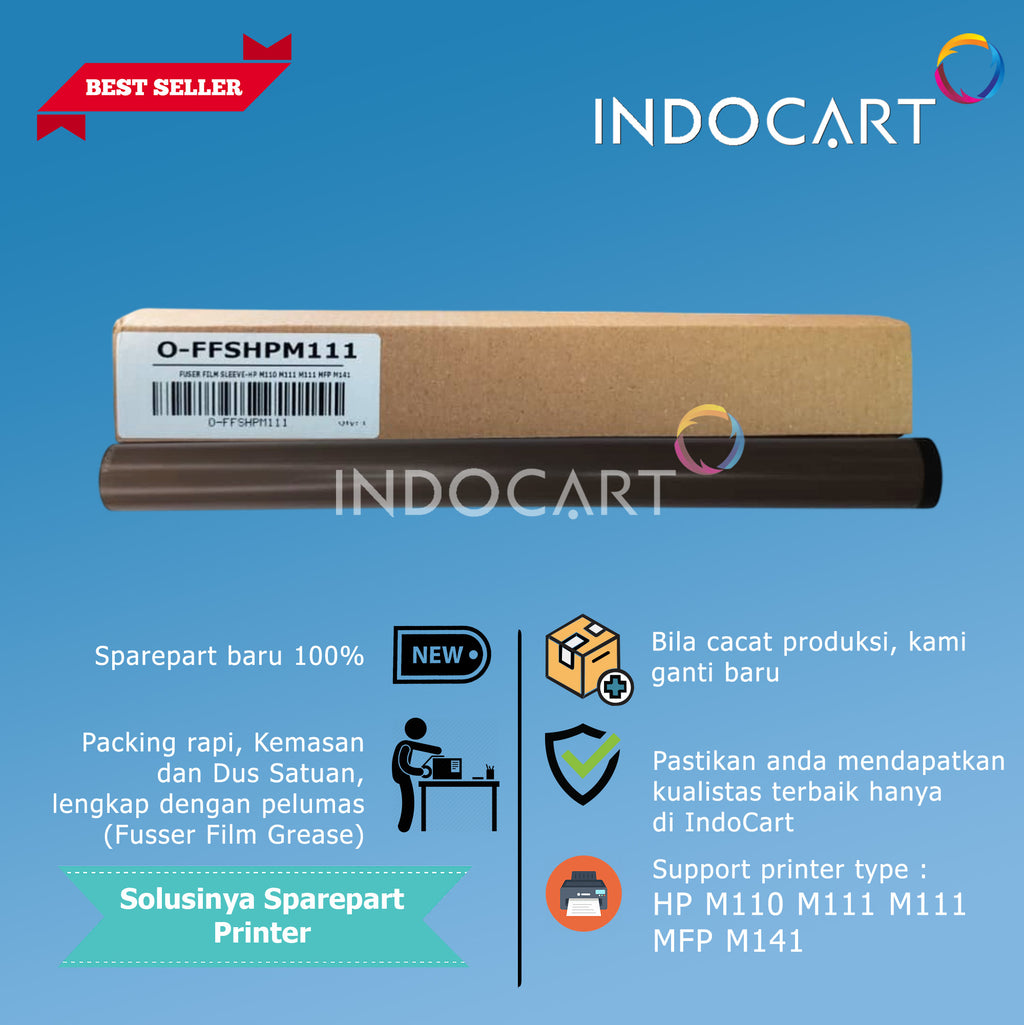 Fuser Film Sleeve-HP LaserJet M110 M111 M111 MFP M141