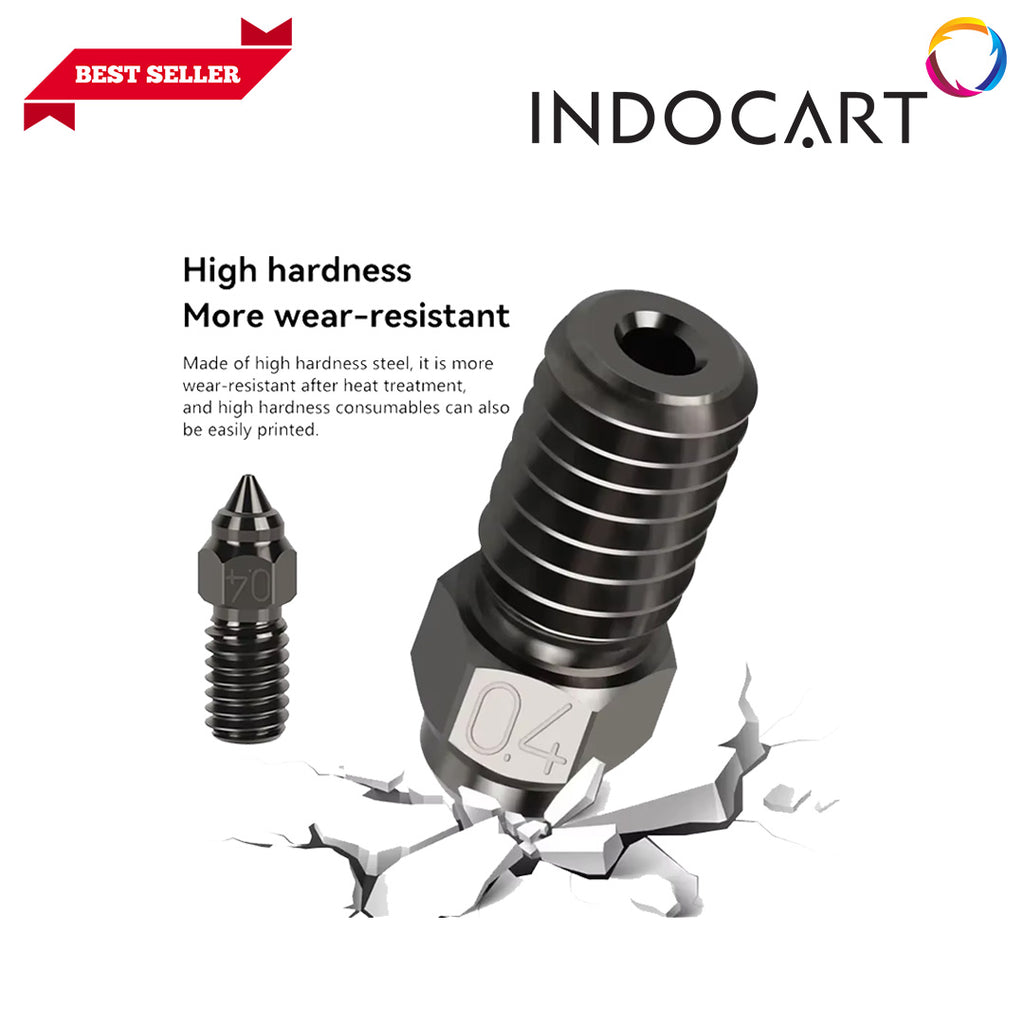 3D Printer Parts Elegoo Compatible Hardened Steel CHT (High Flow) Nozzle Elegoo Neptune 4/Pro