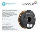 3D Printer Filament PolyMaker Fiberon PETG-rCF08 Carbon Fiber Reinforced PETG Filament 1.75mm 500gr