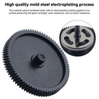 3D Printer Parts CMP Hardened Steel Extruder Gear DLC Coated BambuLab H2D