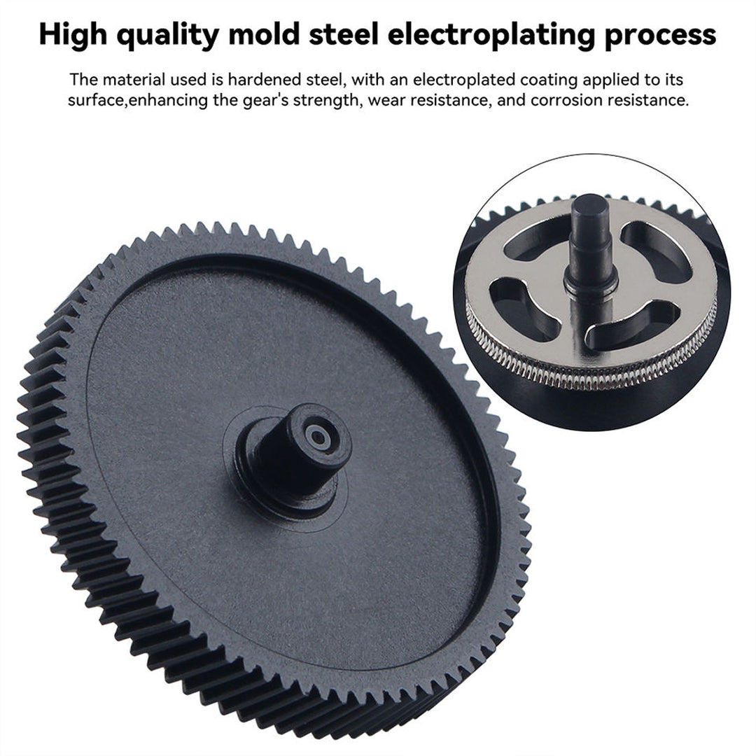 3D Printer Parts CMP Hardened Steel Extruder Gear DLC Coated BambuLab H2D