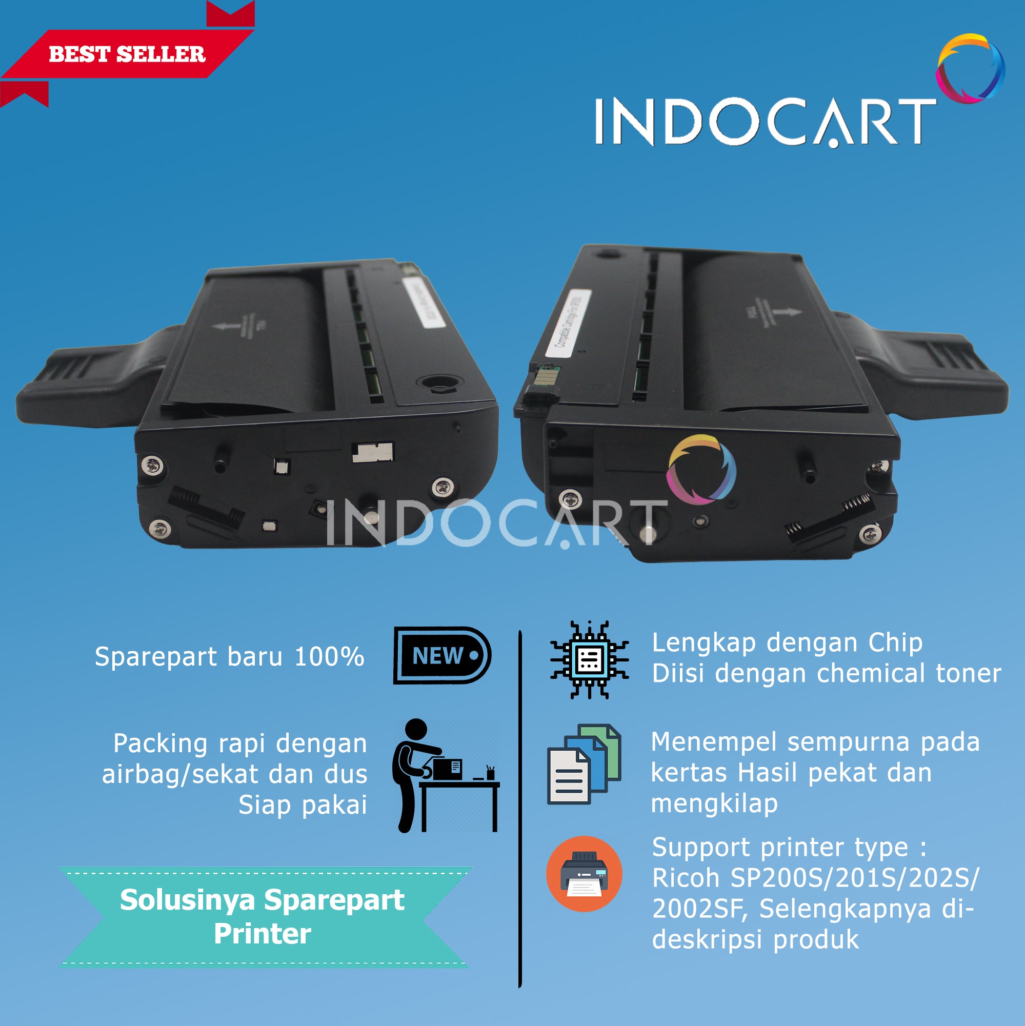 Toner Cartridge Compatible Ricoh SP200 SP201 SP202 SP204 SP210 SP211 SP212 SP213 SP220