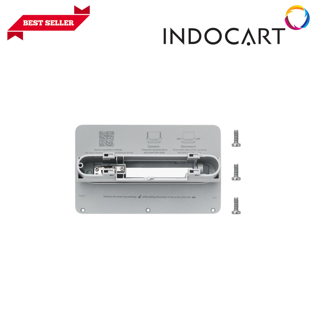3D Printer Parts Display Rear Housing with Hinge BambuLab X1C
