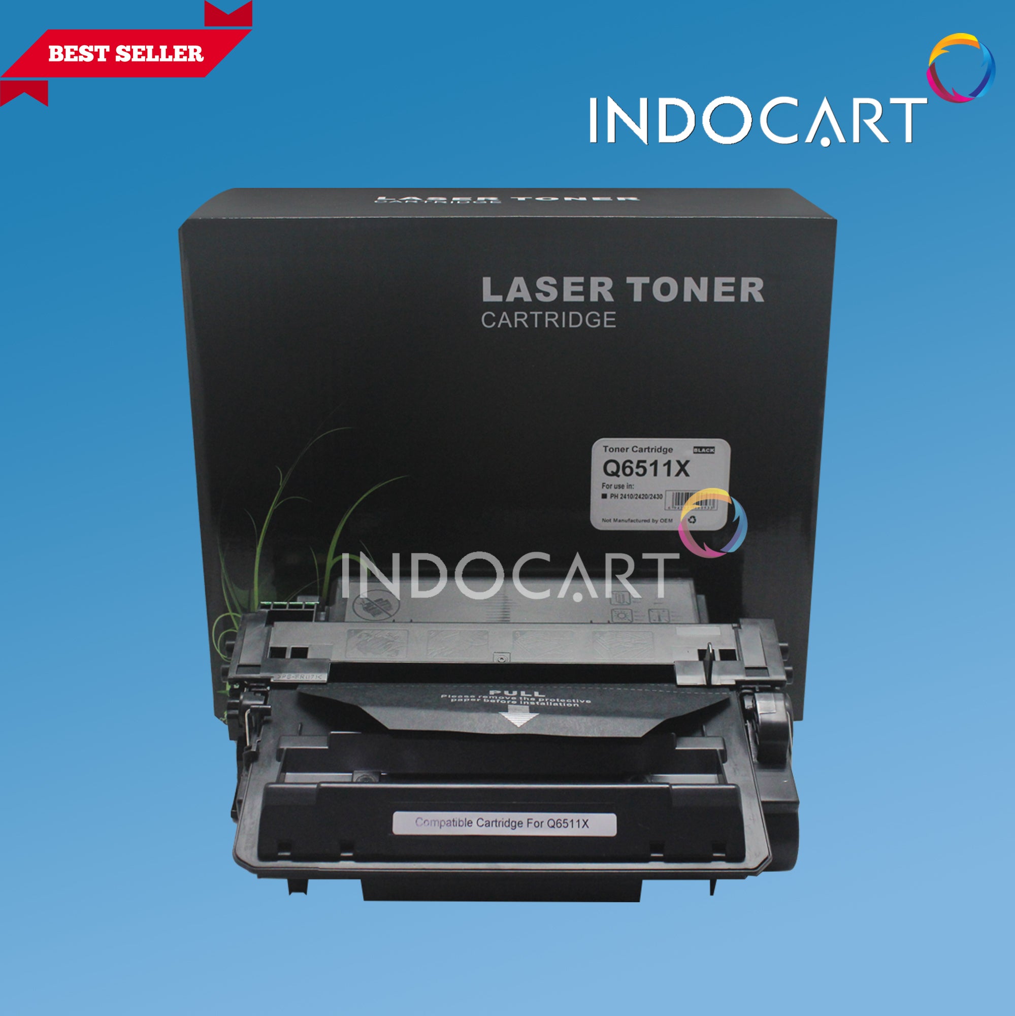 Toner Cartridge Compatible Q6511X 11X-HP LJ 2400 2420 2430