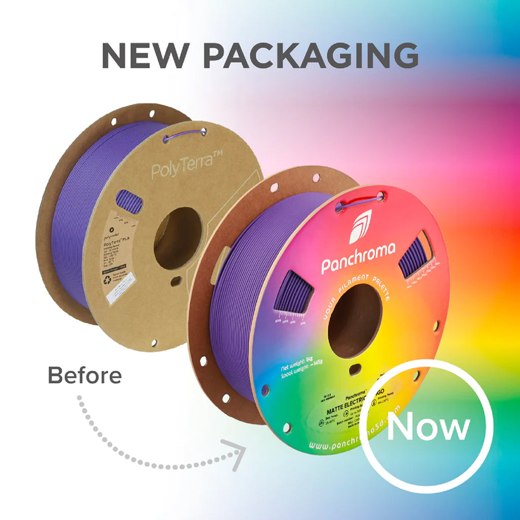 3D Printer Filament PolyMaker Panchroma/PolyTerra Pastel PLA Matte 1.75mm 1Kg
