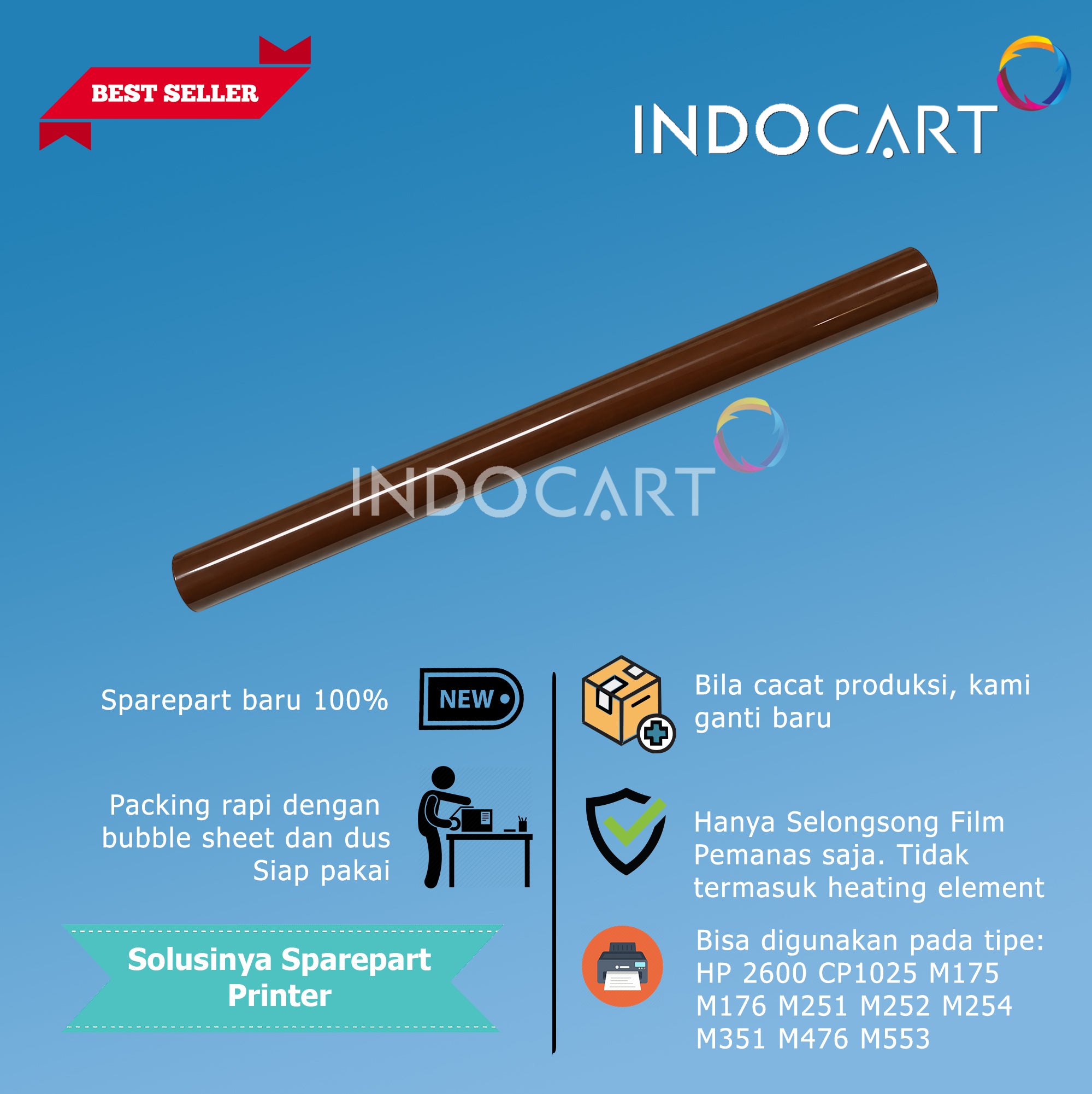 Fuser Film Sleeve-HP M181 M253 M254 M278 M281 M351 M375 M451 M475 M476 M552