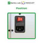 3D Printer Parts BambuLab Power Cable EU For BambuLab A1/P1P/P1S/P2S/X1C/X1E/H2S/H2C/H2D/H2D Pro