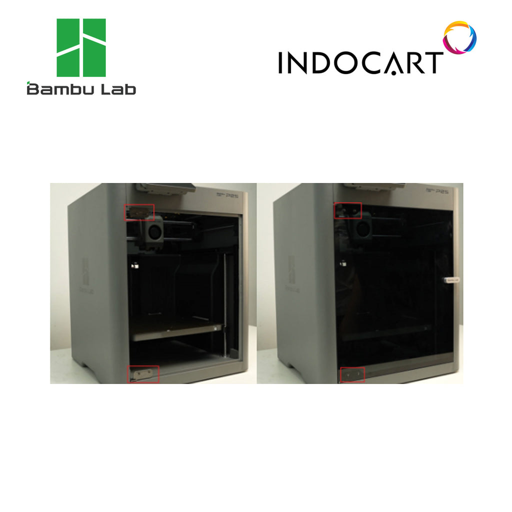 3D Printer Parts BambuLab Front Glass Door BambuLab P2S