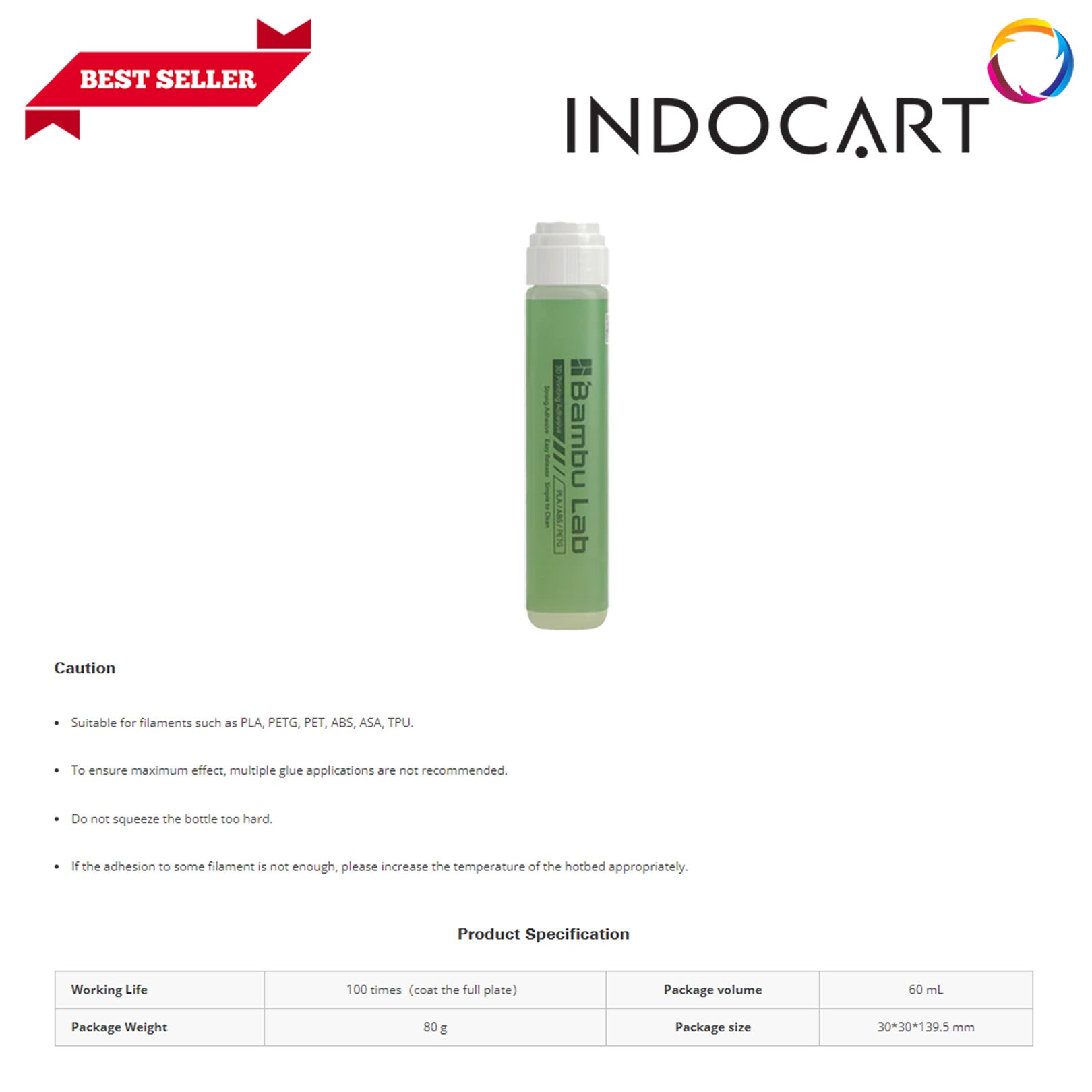 3D Printer Parts BambuLab Liquid Glue for Build Plate