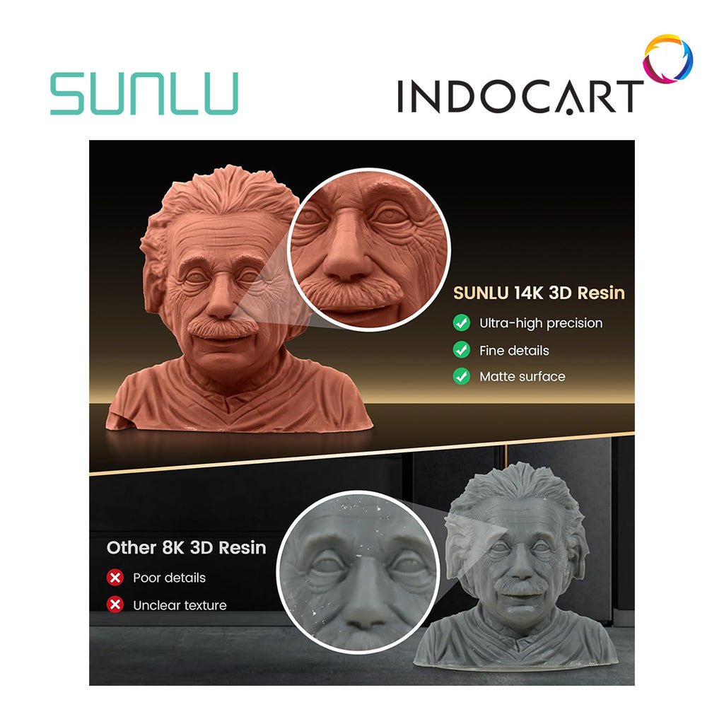 3D Printer Resin SUNLU 14K Ultra High Precision Standard Resin 1Kg
