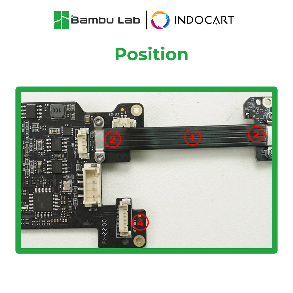 3D Printer Parts BambuLab TH Board FPC Cable V9 X1 Series