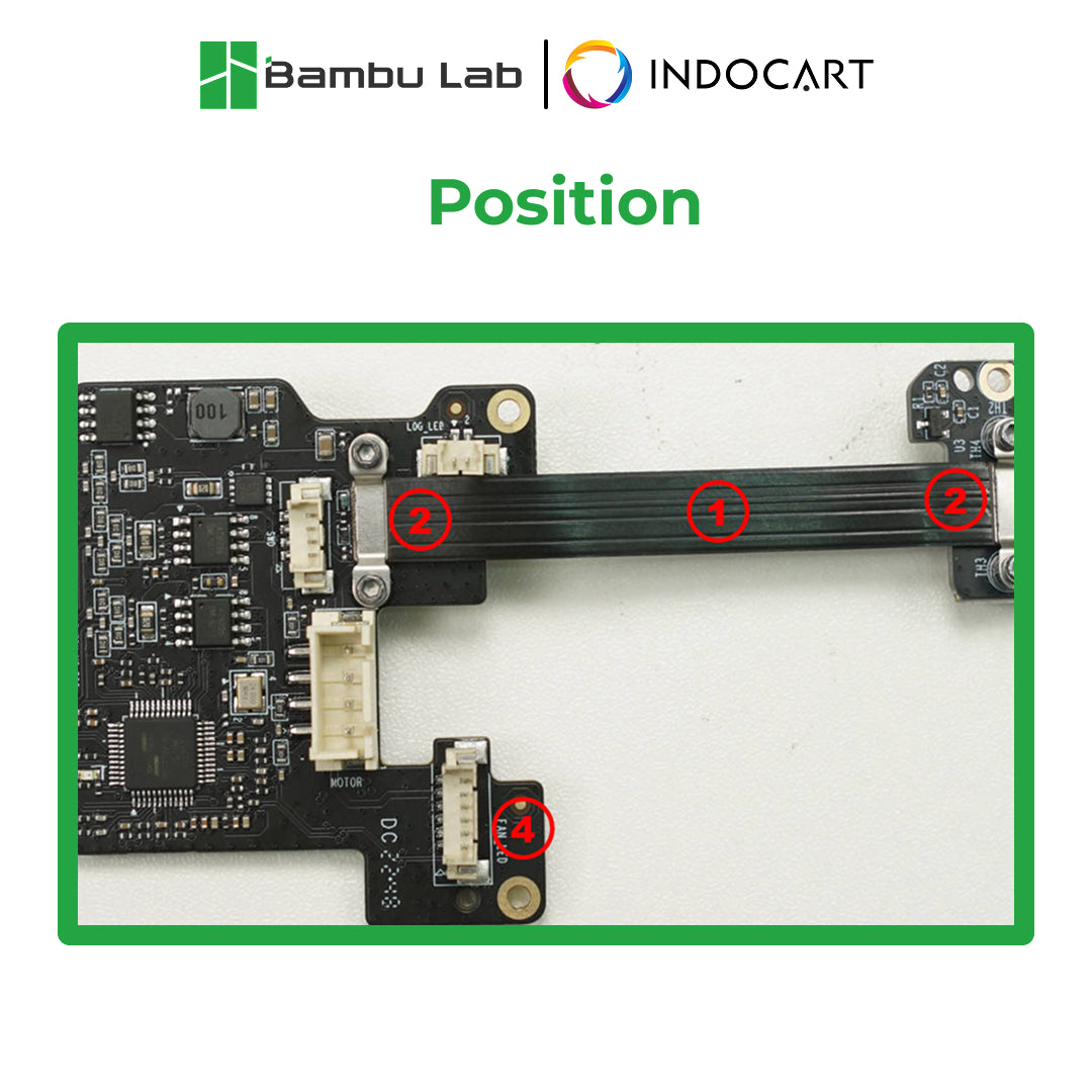 3D Printer Parts BambuLab TH Board FPC Cable V9 X1 Series
