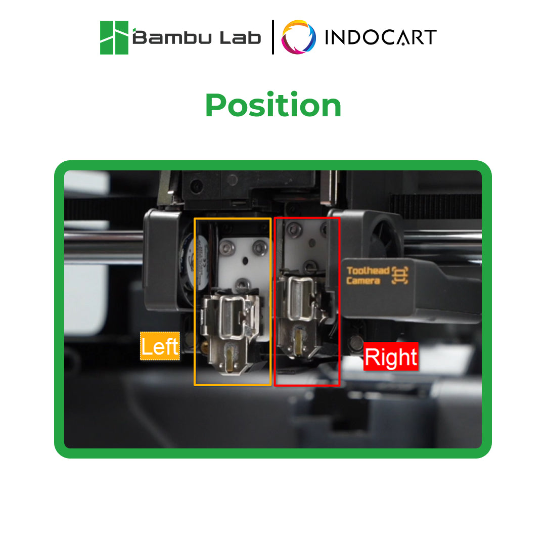 3D Printer Parts BambuLab Auxiliary Hotend Heating Assembly Right BambuLab X2D