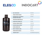3D Printer Resin Elegoo Standard 8K Bright and Stunning Colors-1kg
