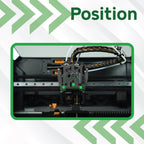 3D Printer Parts BambuLab Dual Extruder Filament Guide BambuLab H2C