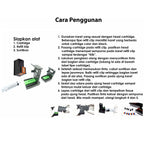 Refill Clip-Tool Kit-Klip Penyedot Tinta Cartridge-Universal HP Canon