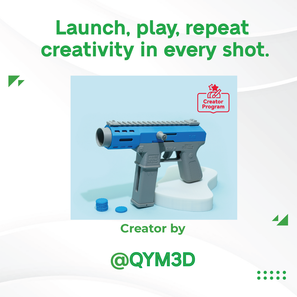 3D Maker's Supply Parts BambuLab TEC 9 Disc Shooter