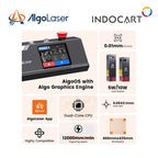 Laser Engraver/Cutting Machine AlgoLaser DIY KIT MK2 10W with Blazing Fast Engraving 12000mm/min-without Air Pump